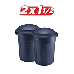 Paquete 2 x 1 1/2 cesto 121 l