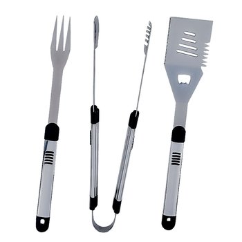 Juego 3 Piezas Inoxidables Para Asador Omaha Grills