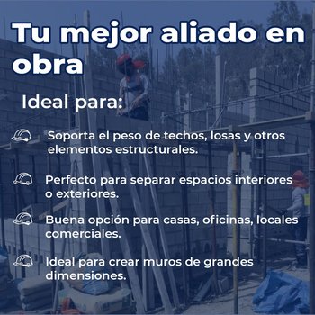 Block Doble Losa 10 x 20 x 40 cm