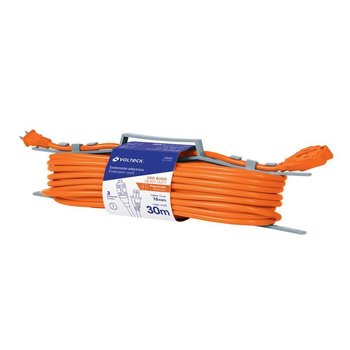Extensión Eléctrica Volteck Naranja 30 m