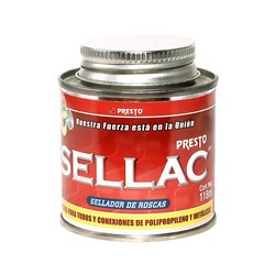 Sellador de Roscas Polipropileno y metal 118 ml Presto