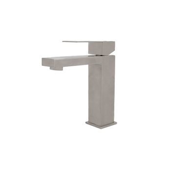 MEZCLADORA MONOMANDO P/LAVABO ACERO INOX 304 AC CEPILLADO