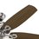 Ventilador Builder Deluxe 52 pulg Niquel cepillado Hunter