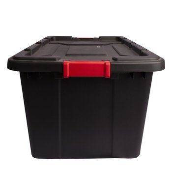 Caja Reforzada Industrial 102 Lts Color Negro