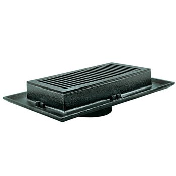 Coladera de Rejilla Rectangular Con Campana Helvex 2714