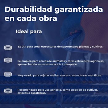 Alambre Galvanizado Deacero Calibre 18 (Precio por kilo)