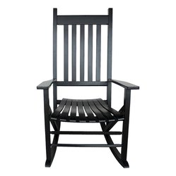 Silla Mecedora Madera Negro Silla Mecedora Madera Negro