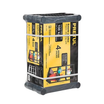 Estante Plástico Pretul 4 Repisas