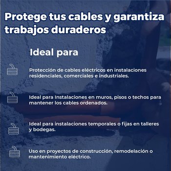 Poliducto marca HG ½ Naranja Liso 100 m