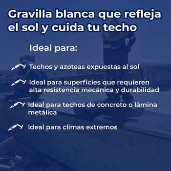 Prefabricado FP Gravilla Blanca SBS Superply 4.0mm