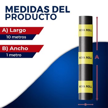 Imper Prefabricado SBS Novaroll 4.00 mm Fibra Poliéster