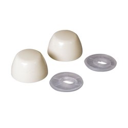 Kit Tapas Color Hueso para Pernos de Sanitario