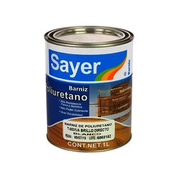 Barniz Sayer Lack Brillo Directo Blanco 1 Lt