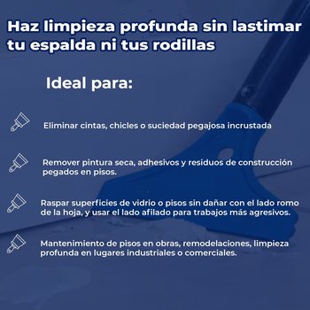 Raspador P/Piso C/Mango Extensible 0.91 M