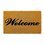 Tapete Antideslizante Leyenda Welcome Color Negro y Tostado