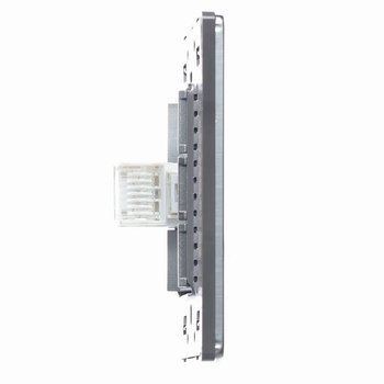 Placa Toma Telefónica Anodizada marca Lucek modelo BP17MA