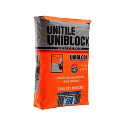 Adhesivo Uniblock Unitile Blanco 20 kg