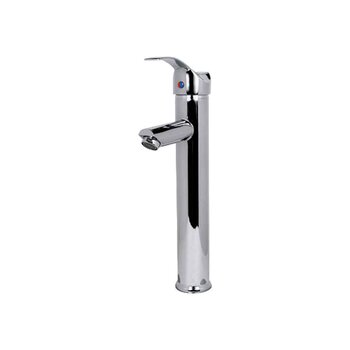 Llave Monomando Para Lavabo 4" Alto Sin Desagüe Rugo 23MTL