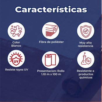 Tela Refuerzo Poliflex marca Protexa R5808812 100 m