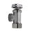 Llave Angular Cromada 013 x 013 mm ½ x ½ Rugo