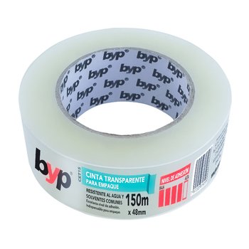 Cinta Transparente marca Byp 48 mm x 50 m