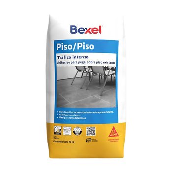 Adhesivo Piso Piso Tráfico Intenso Bexel 10 kg Blanco