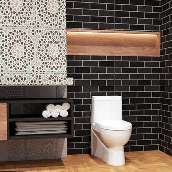 WC one piece Eros Premium Foncer