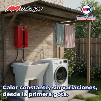 Calentador Paso Rojo 16 L Mirage Flux Gas LP