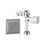 Fluxómetro Taza Helvex Sensor FC-110-38