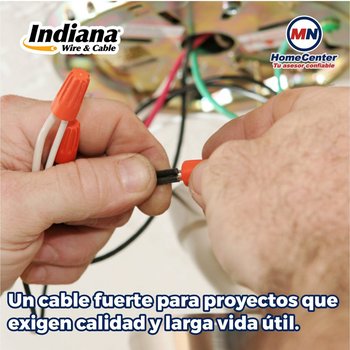 Cable Eléctrico Negro Rollo de 100 M Calibre 14 THW-LS