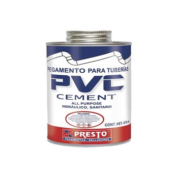 Pegamento PVC Presto 473 ml 1/2 l
