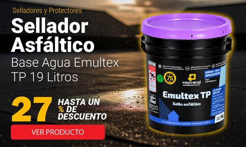 Sellador Asfáltico Base Agua Emultex TP 19 Lt