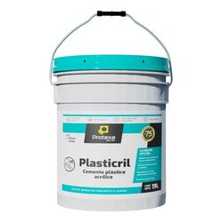 Cemento Plástico Acrílico Plasticril Protexa 19 Lt Blanco Cemento Plástico Acrílico Plasticril Protexa 19 Lt Blanco
