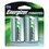Pila recargable D energizer 2 pzs