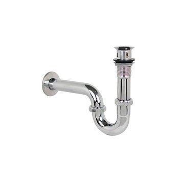 Trampa Latón Lavabo Contra Cromado