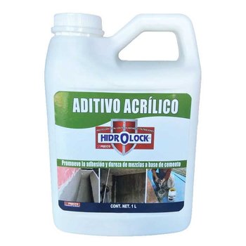 Adhesivo Adherente Aditivo Acrílico Hidrolock 4 Lt