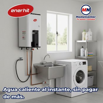 Calentador de Paso Iusa Enerhit Gas Natural 7 L