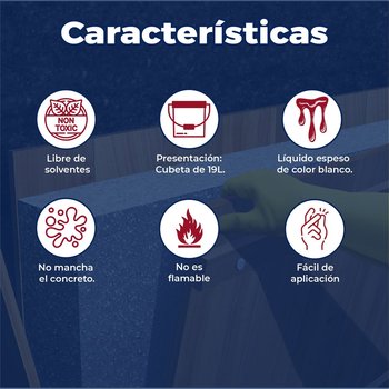 Desmoldante cimbra base agua sika acua 18.22 KG