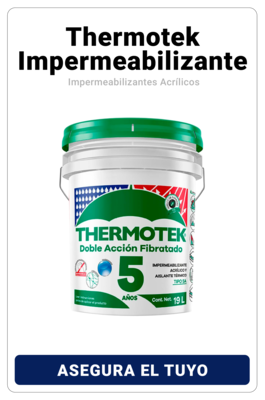 Thermotek Impermeabilizante Fibratado Doble Acción 19 Lts