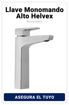 Llave Monomando alto Para lavabo Helvex Piazza PIA-101