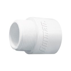 Conector PVC Hidráulico Cedula 40 Rosca Exterior 19 mm ¾  Conector PVC Hidráulico Cedula 40 Rosca Exterior 19 mm ¾