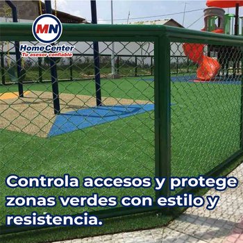 Malla Ciclónica Forrada DeAcero 1.50 x 20 M Calibre 12.5