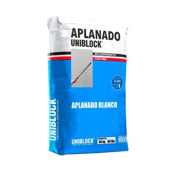 Aplanado Blanco Saco de 40 kg Uniblock