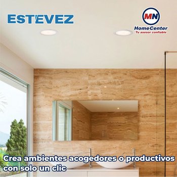 Luminario led empotrado 6 pulgadas luz blanco