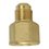 Niple Campana Bronce gas 5/16 x 1/2 pulg