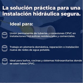 Pegamento Para CPVC Presto ½ 473 ml Yellow Gold