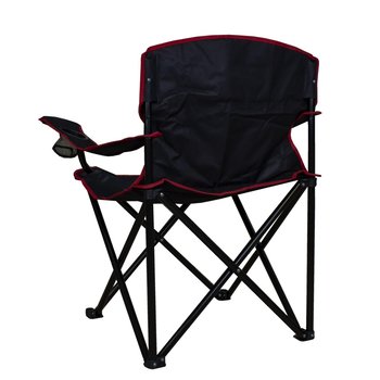 Silla Quad plegable negro y rojo