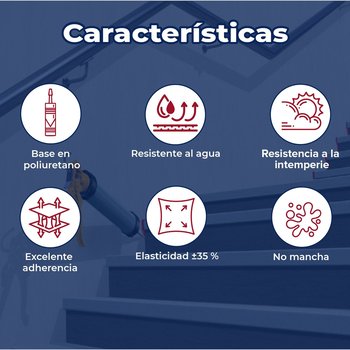 Sellador Poliuretano Sikaflex-416 Construction Gris 300 ML