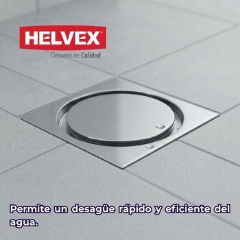 Rebosadero Con Contorno Cuadrado Para Baño Helvex 342-CL