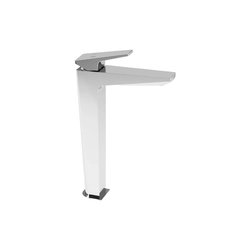 Llave Monomando Para Lavabo Alto Sin Contra Spiga cromo Helvex